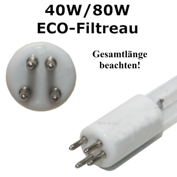 UVC Ersatzleuchtmittel Filtreau ECO 80 Watt