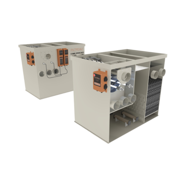 Filtreau Combi Trommelfilter 20/25 gepumpt- Excellent Serie ohne Filtermaterial