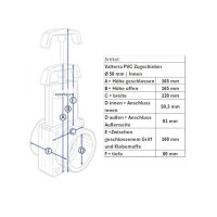 Valterra PVC Zugschieber Ø 50 mm | Innen