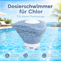 AstralPool Dosierschwimmer - bis zu 5 x 200 g - Shark-Serie